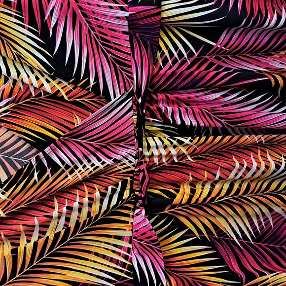 Notations Multicolor Vibrant Tropical Sleeveless Maxi Dress. Size 3X - Picture 4 of 9